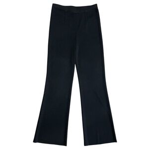 Exclusively Misook Petite Black Bootcut Knit Pull On Casual Pants